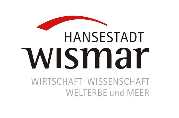 Logo mit Claim Hansestadt Wismar 